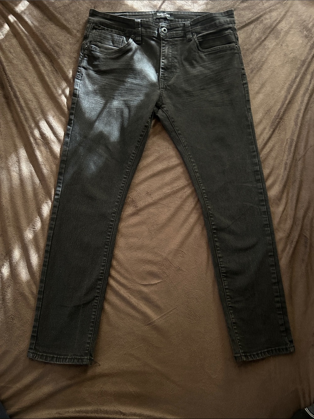 Kenneth Cole Men's Skinny Jeans in Black